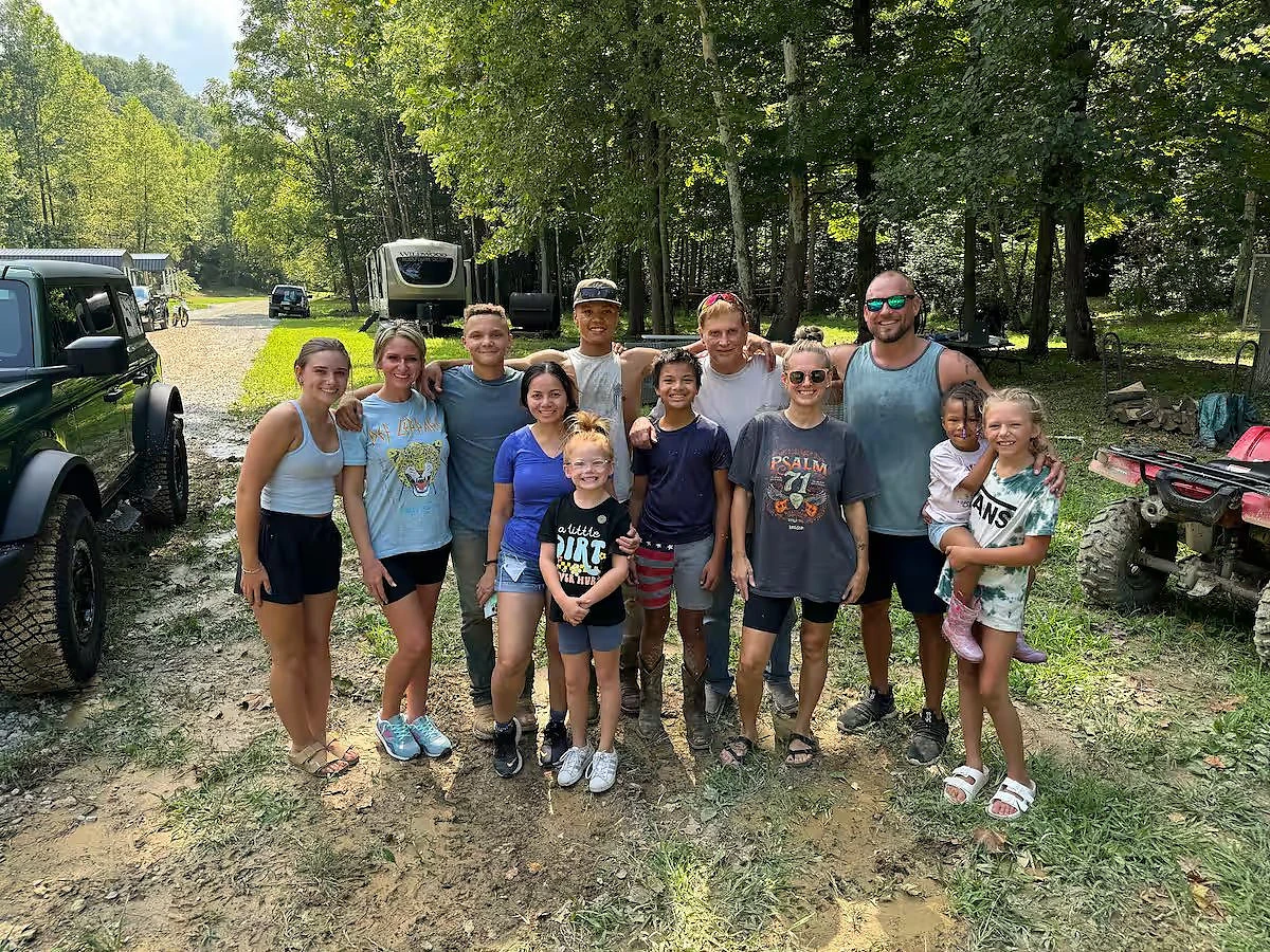 A group riding the private trails at Moto Supreme